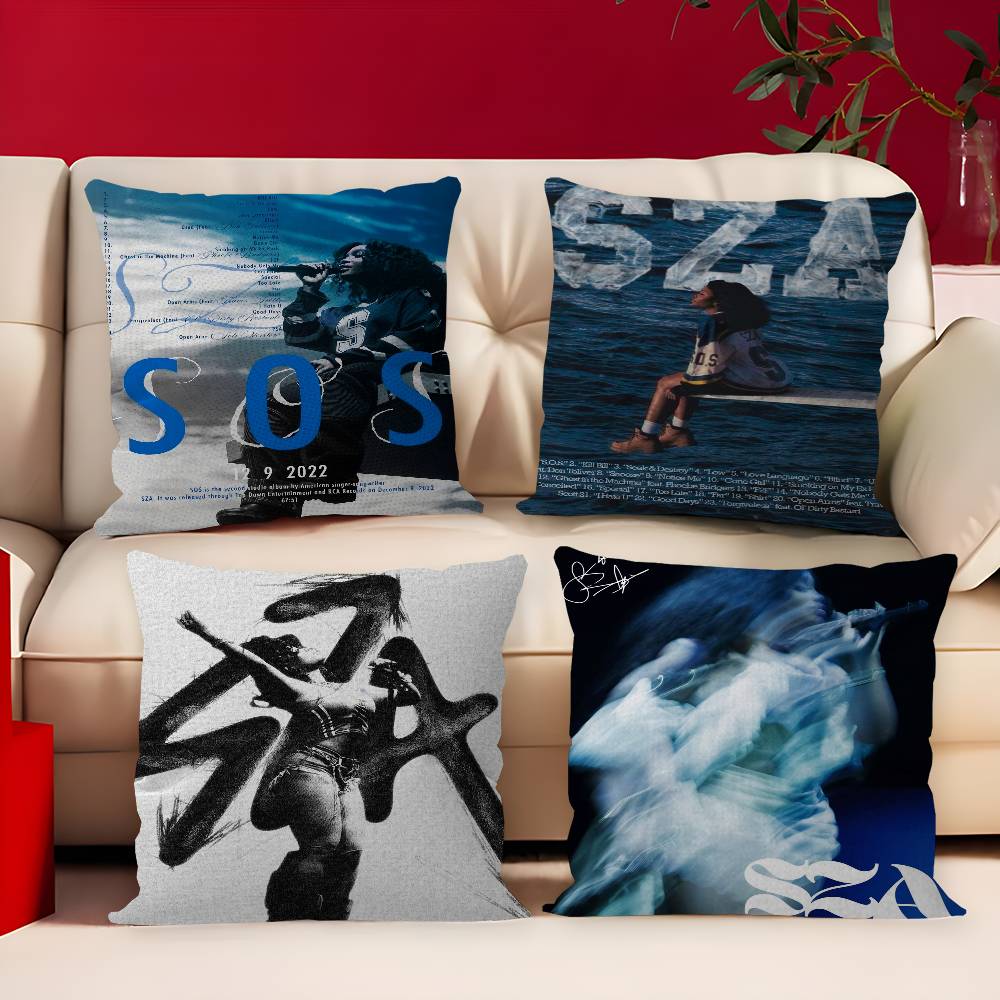 American Singer Star SZA Pillow Gifts Home Office Furnishings Bedroom Sofa Car Cushion Cover case 45x45cm