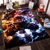 Anime-Inspired Carpet with Action Characters and Intense Colors Suitable for use as an anti-slip for living room bedroom sofas