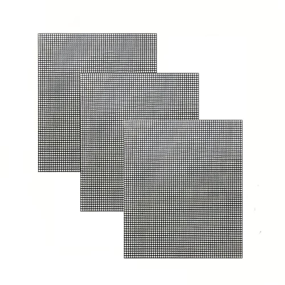 3PCS Heat Resistant BBQ Grilling Net Mesh Barbecue Liner Barbecue Accessories Barbecue Pad Picnic