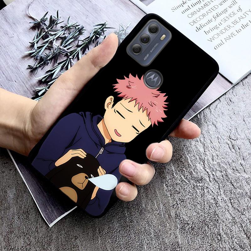 Чехол Jujutsu Kaisen Satoru Gojo для Motorola Moto E32 E20 E40 G22 G52 G20 G30 G100 G60 G50 G10 GPure GStylus G9 One Action Macro