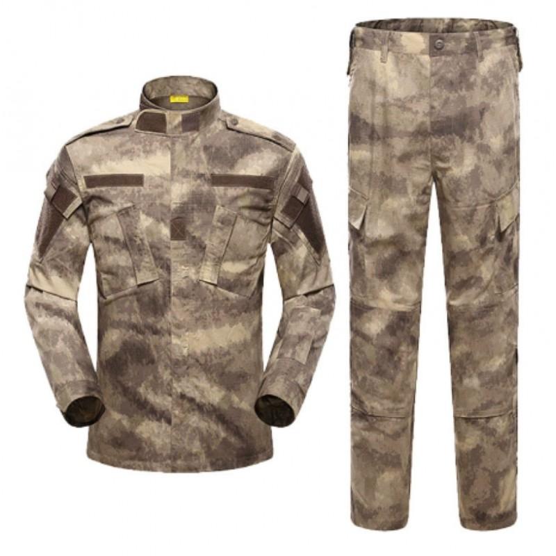 Camouflage Cycling Jersey Set Men Women Outdoor Training Tactical Sport Suit