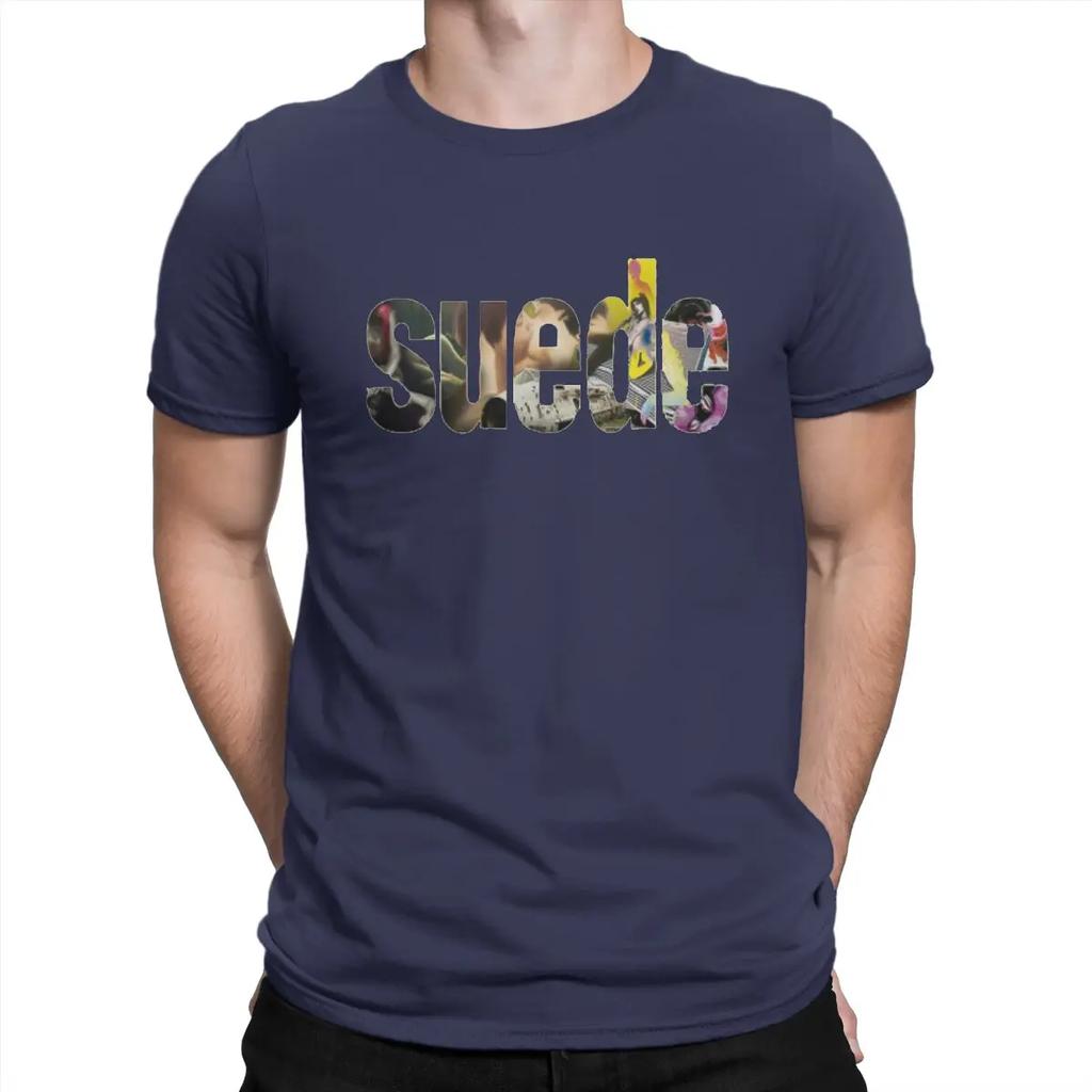 Men T-Shirts Popular British Rock Bands Novelty Pure Cotton Tee Shirt Short Sleeve Suede T Shirts O Neck Clothing Graphic