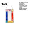 Portable Hanging Photo Holder Acrylic Frame Light Catcher, Retro Stained Glass Style for Polaroid Display with Chain, Transparent Decorative Ornament