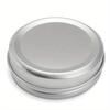 20 X Steel Round Tin Cans 3.5 Oz Screw Top Lid Storage Beard Lip Balm Empty Can