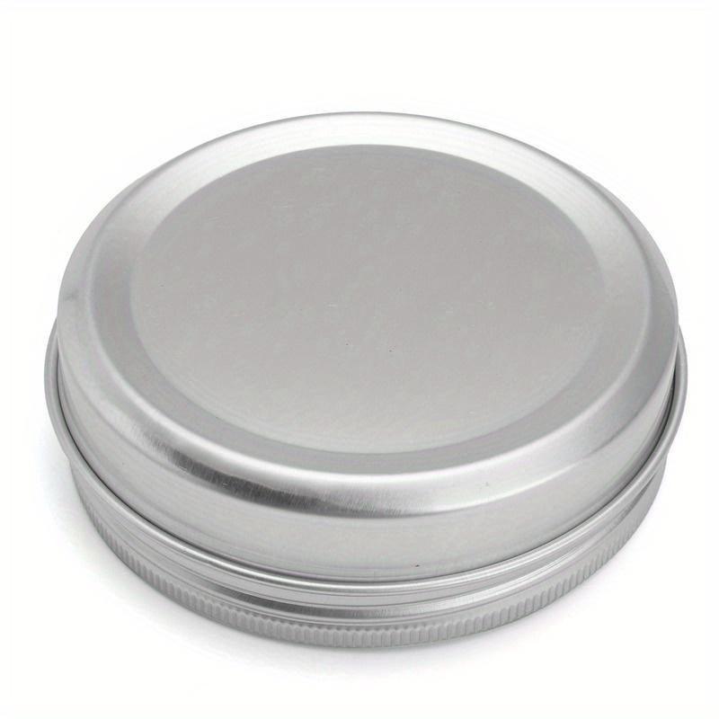 20 X Steel Round Tin Cans 3.5 Oz Screw Top Lid Storage Beard Lip Balm Empty Can