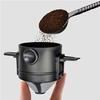 Coffee Filter Portable Stainless Steel Drip Coffee Tea Holder Funnel Baskets Reusable Tea Infuser and Stand Coffee Dripper