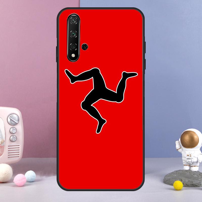 Isle of Man Flag For Huawei Nova 3i 7i 8i 11i 12i 9 10 SE Y60 Y61 Y70 Y72 Y73 Y90 Y91 P20 P40 P30 Lite Case