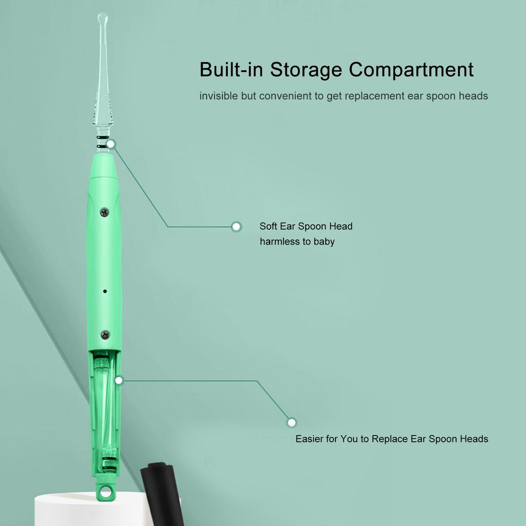Инструменты для удаления ушной серы с легким набором для чистки ушей для детей и взрослых, ушная ложка для набора для ухода за ушами