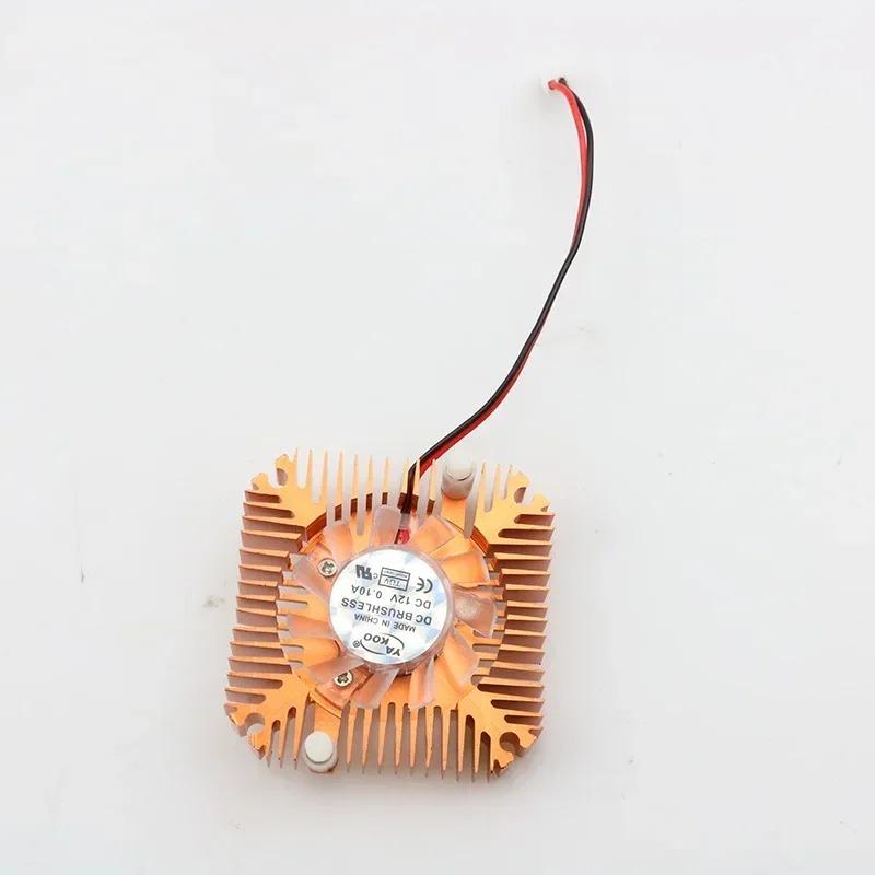 12v Кулер для видеокарты Тихий вентилятор охлаждения GPU Вентилятор воздушного охлаждения для видеокарты Прецизионные подшипники Теплопроводность Анодированный 55 мм