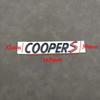 3d ABS логотип Cooper S эмблема буквы табличка с именем автомобиля багажник значок наклейка для Cooper S R53 R52 R56 F57 F55 F56 Jcw аксессуары