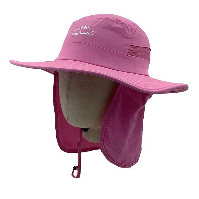 High Quality Lightweight Velour Denim Cartoon Bucket Hat Wide Brim Breathable Unisex Four Seasons Sun Hat Fishing Camping