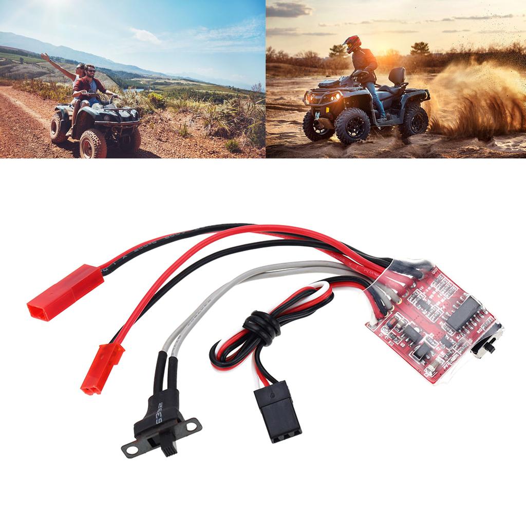 30A ESC Motor Speed RC ESC Forward Reverse Brush Brake For Controller Boats RC Car Prototank Top Regulator Replacement