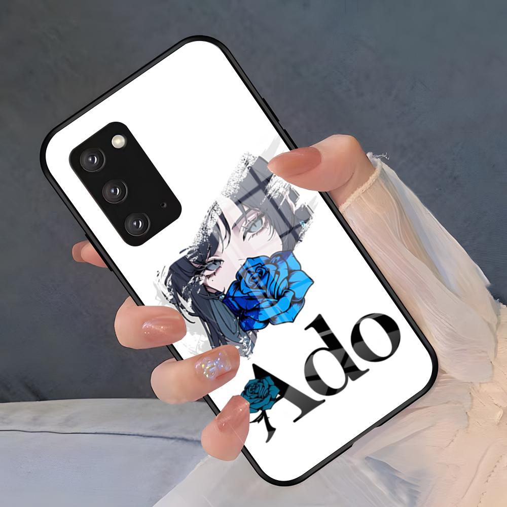 Милый чехол A-Ado для телефона Samsung S26 S25 Plus S20 S20 Plus S22 Ultra S23 FE S21 Plus S21 Ultra Стеклянная крышка