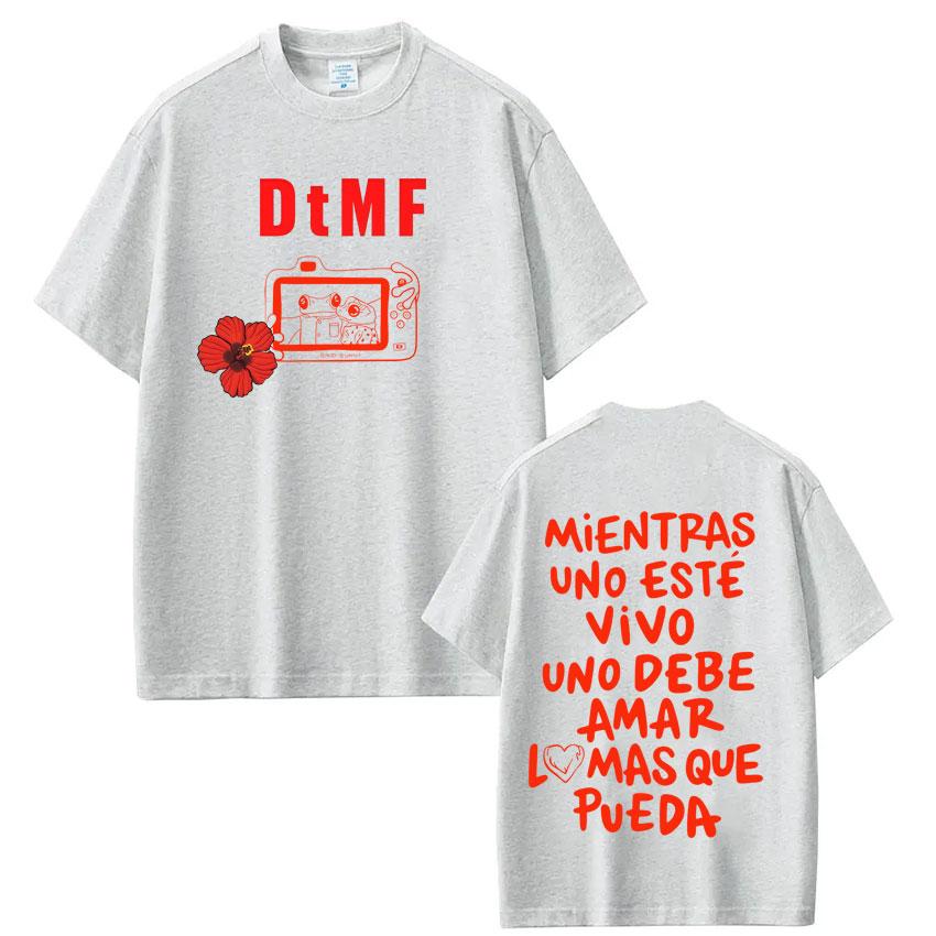 Rapper Bad Bunny Tour Debi Tirar Mas Fotos DTMF Merch TShirt 2026 Summer Unisex Women Fashion Cotton Oversized Tshirt Y2K