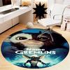 Custom Name Gremlins Printed Round Rug Carpet Chair Rug Area Rug Entryway Doormats,for Office Chair Living Room Bedroom Kitchen Room.