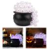 Halloween Bubbling Cauldron Decoration Set for Indoor Use with Remote Control and Colorful Balls for Spooky Ambiance