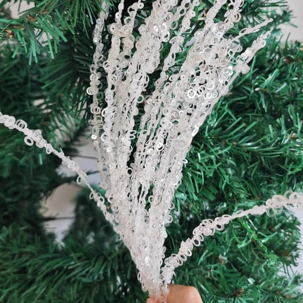 Glitter Twig Ornaments Branches For Christmas Tree Wedding Christmas Atmosphere Ornaments Branches Sparkling And Glamorous Decor