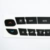 Air Conditioning Control Panel Button Repair Sticker For Renault Megane/ Master/ Scenic Radio Audio Button Repair Decals Sticker