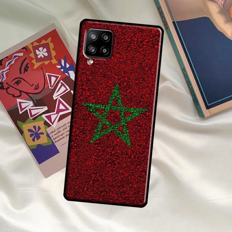 Morocco Flag Case For Samsung Galaxy A52 A32 A12 A33 A06 A16 A26 A36 A56 A15 A53 A13 A34 A54 A14 A35 A55