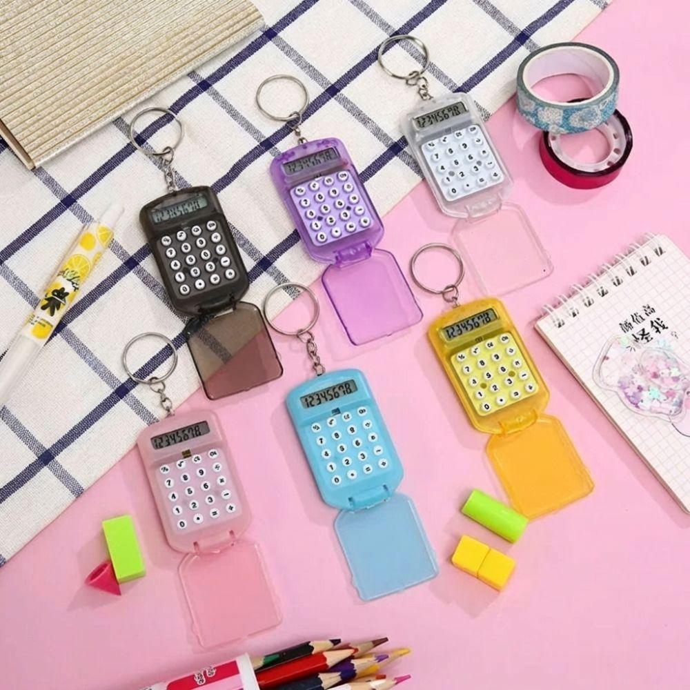 Multifunctional Key Chain 8 Digits Display Student Stationery New School Supplies School