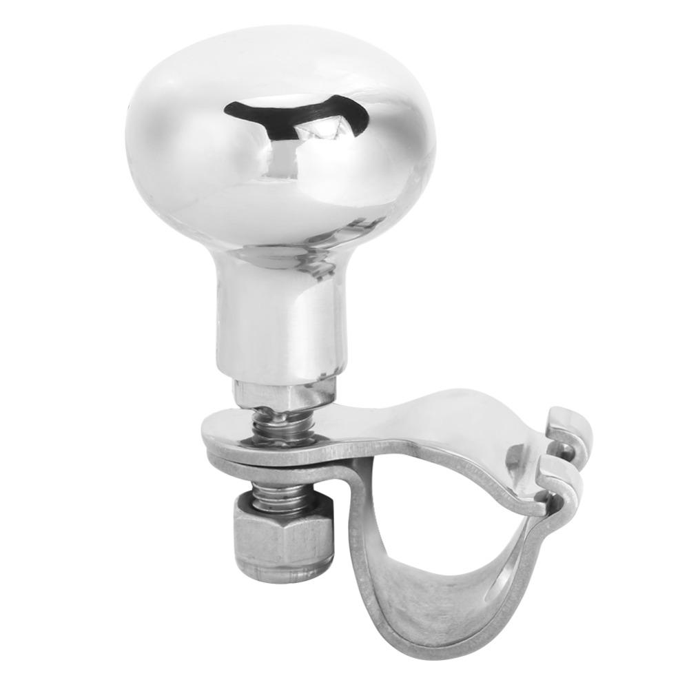 316 Stainless Steel Boat Steering Wheel Knob Silver Auxiliary Boosters Ball Boat Accessory
