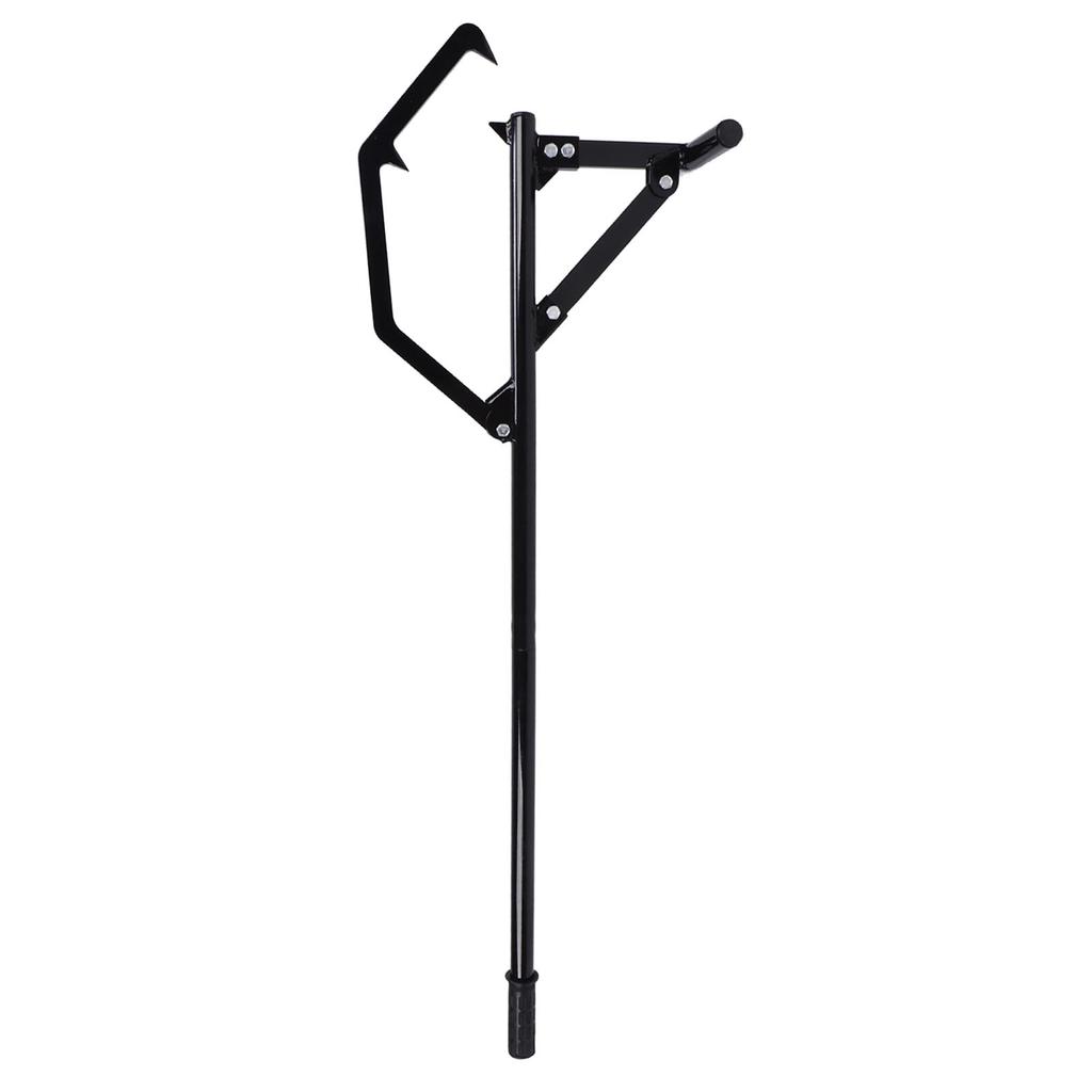 51in Log Lifter Adjusting Tilt Hook Rubber Non Slip Handle Log Wood Roller Lifter Jack for Farm Log Jack Log Wood Roller Lifter