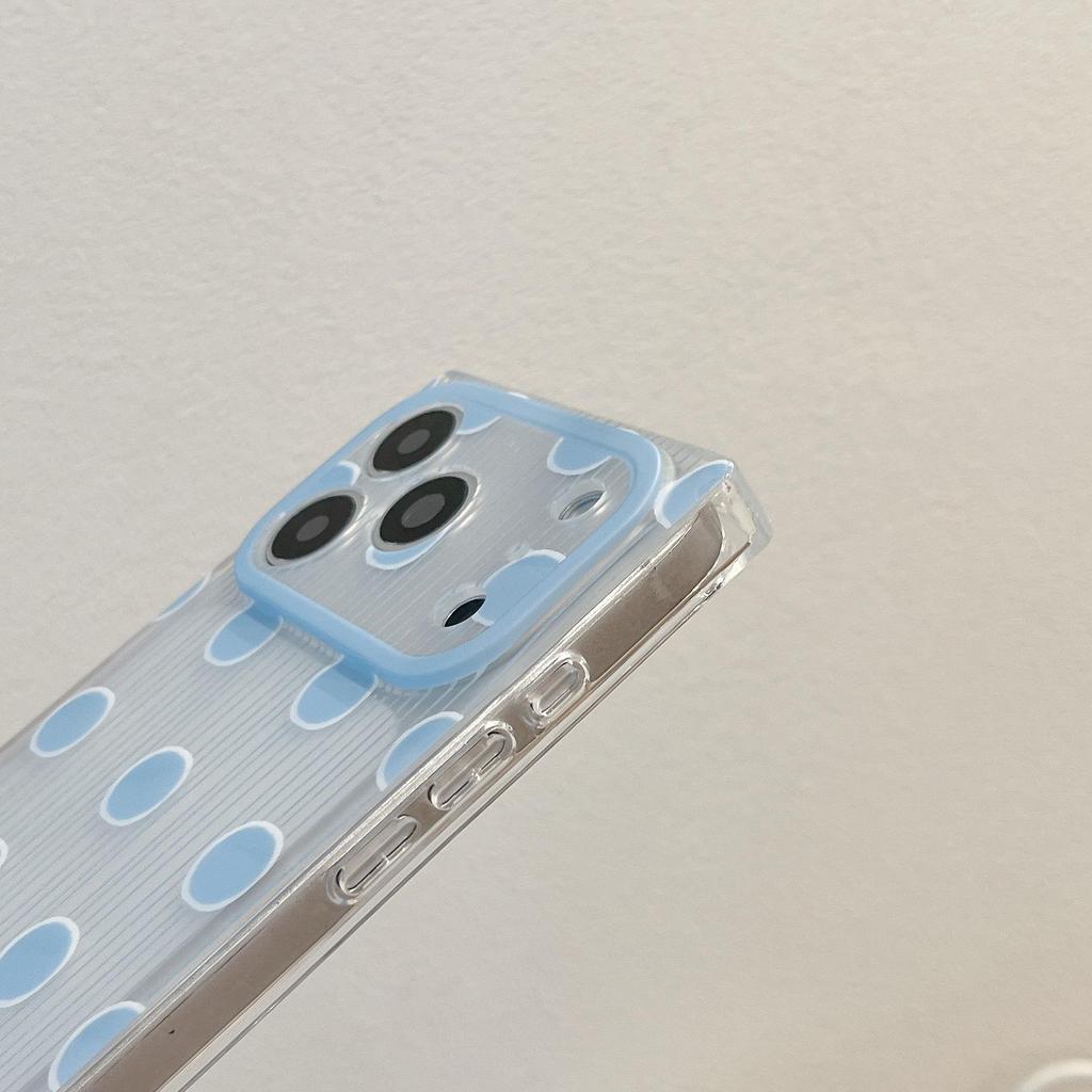 Чехол для телефона Candy Stripe Polka Dot для iPhone 17 Pro Max - Девчачий Защитный Чехол для Apple 16/15