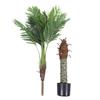 Искусственная пальма, элегантное напольное растение высотой 6 футов с настоящими листьями для дома