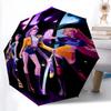 Future Fashion Fusion Folding umbrella 8 paraphenoid bones Portable Sun umbrella Umbrella light