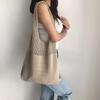 Vintage Oʻyilgan Ayollar Yelkadan Oʻtadigan Sumkasi Toʻqilgan Qoʻl Sumkalari Katta Sigʻimli Tote Sumkalar