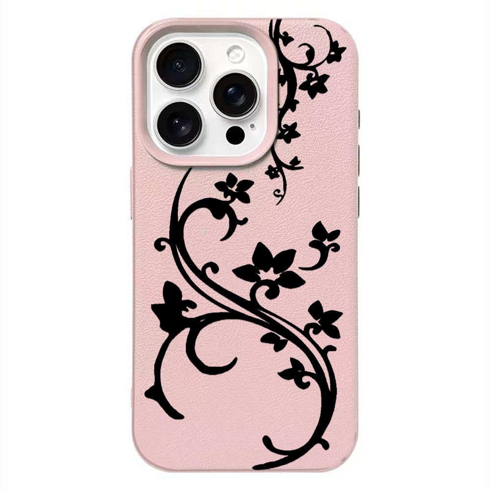 Чехол для телефона с цветочным рисунком для IPhone 17 16 15 Plus 14 13 12 11 Pro Max 17E Air 16e Ударопрочный задний чехол Coque