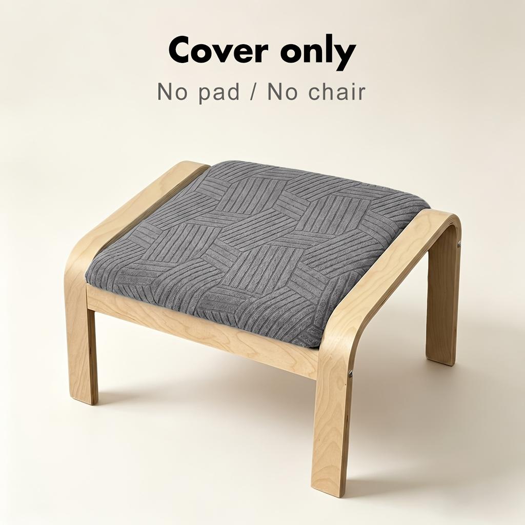 1Pc Jacquard Poang Chair Pad Slipcover with Elastic Band Soft Single Sofa Cover Stretch Rocking Chair Protector Living Room