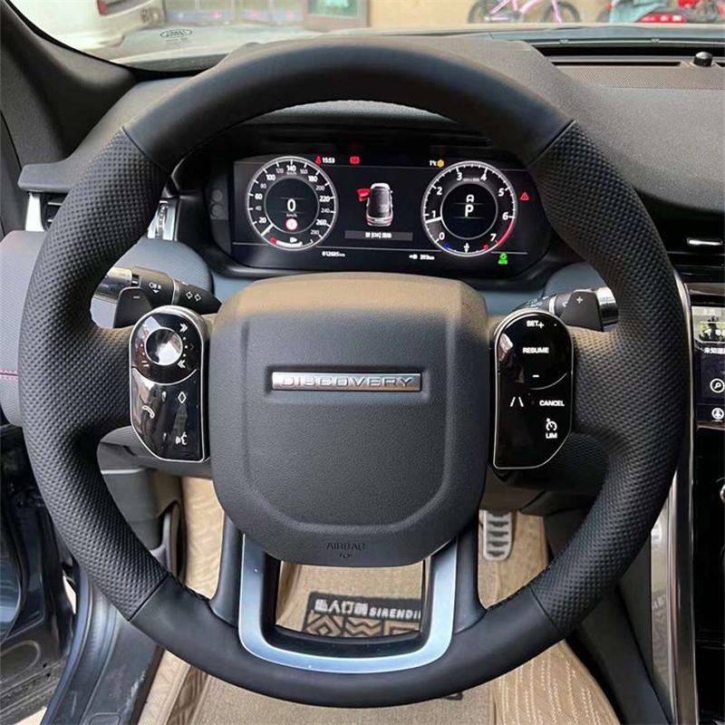 Кожа для Land Rover Range Rover Velar 17-22 Range Rover Evoque Discovery Sport Ручная работа Чехол на руль автомобиля