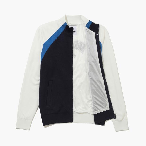 LECOQ GOLF Men'S Windproof Full-Zip Cardigan _Crem Gq321Mkc91