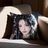 Милая наволочка для подушки с изображением певицы AAhyeon, повседневный стиль, украшение, подходящее для домашнего декора (без наполнителя)