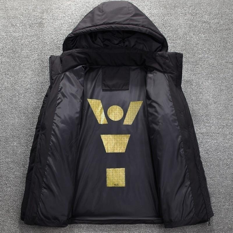 Winter Jacket Men White Duck Down Outwear Coat Parka Warm Overcoat Veste Homme Vinter Jakke