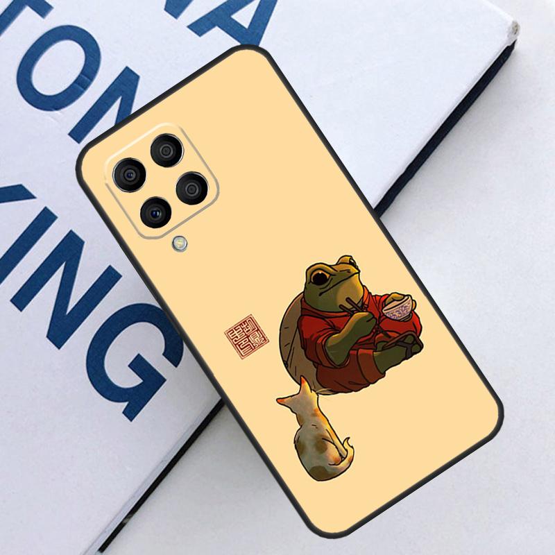 Лягушка и его сын Для Samsung Galaxy M31 M55 M15 M11 M21 M13 M33 M35 M53 M14 M34 M54 M12 M32 M52 M06 M16 Чехол
