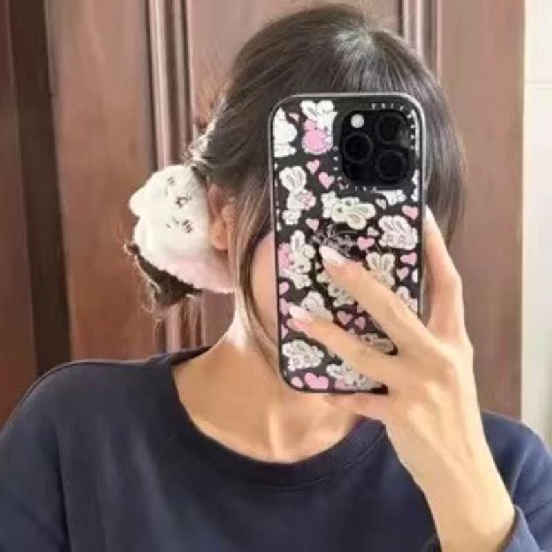 Плюшевая резинка для волос Чиикава Милый мультяшный держатель для хвоста Кавайная маленькая восьмерка резинка для волос Девочки Сладкие повседневные аксессуары для волос