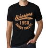 Men’s Vintage Tee Shirt Graphic T Shirt Warriors Since 1950 Deep Black