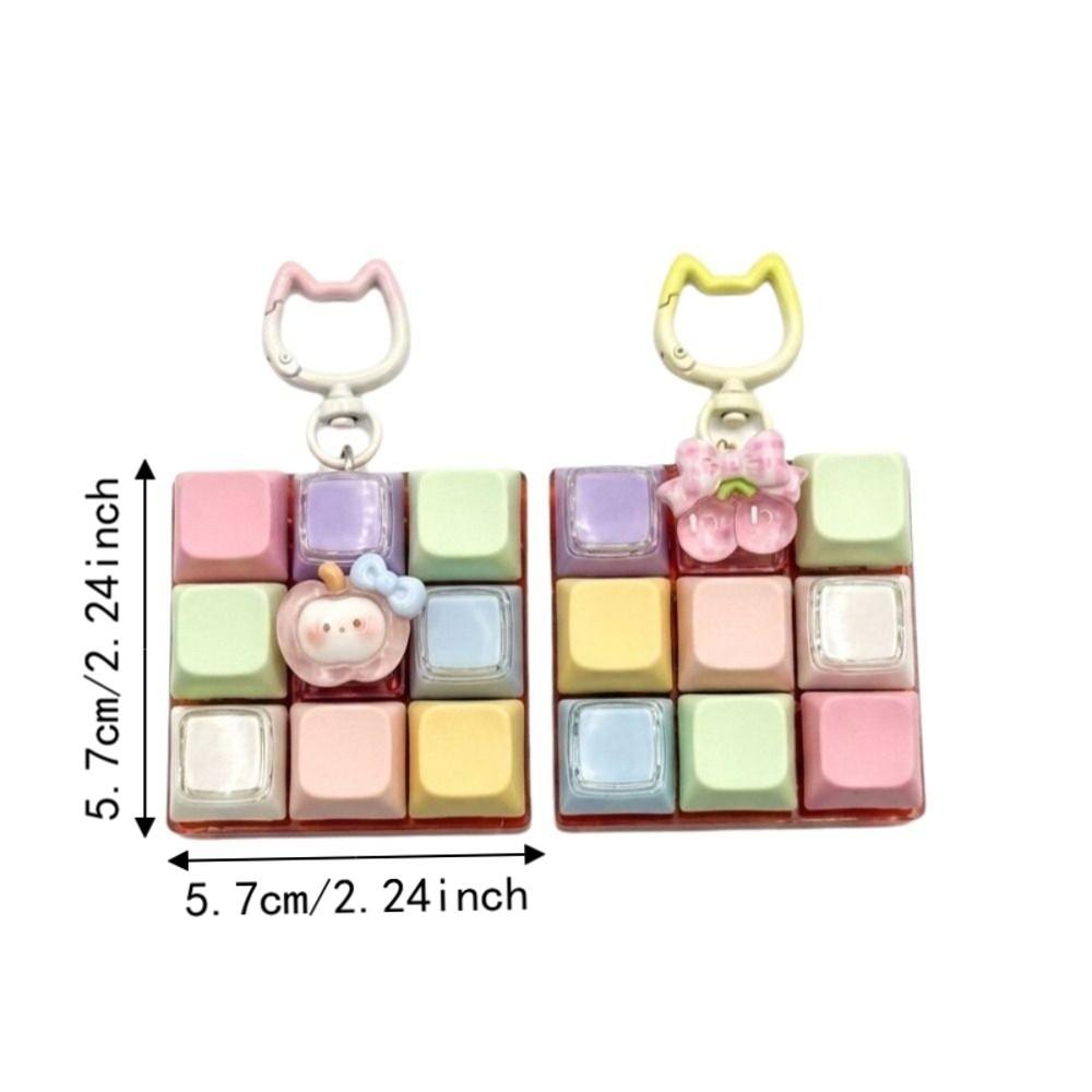 Keycap Fidget Keychain Keys Button Pinch Toy New Finger Keyboard Cap Relief Stress