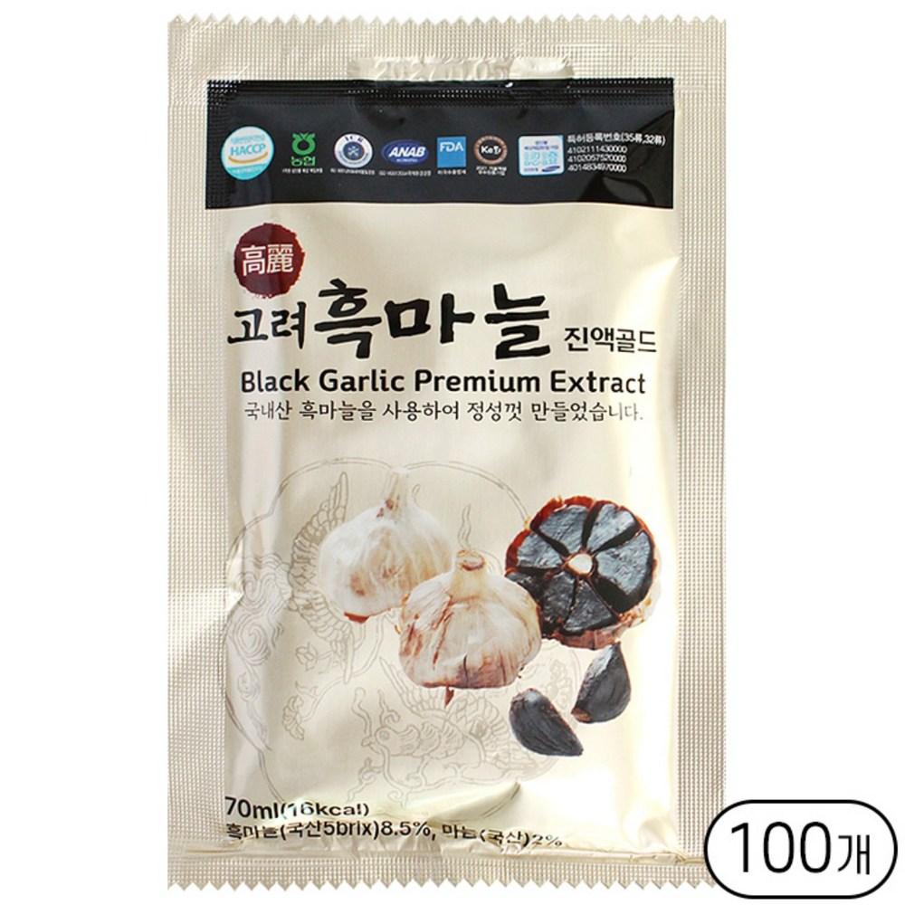 Goryeo Black Garlic Extract Gold (Single Pack) 100 pcs 70ml