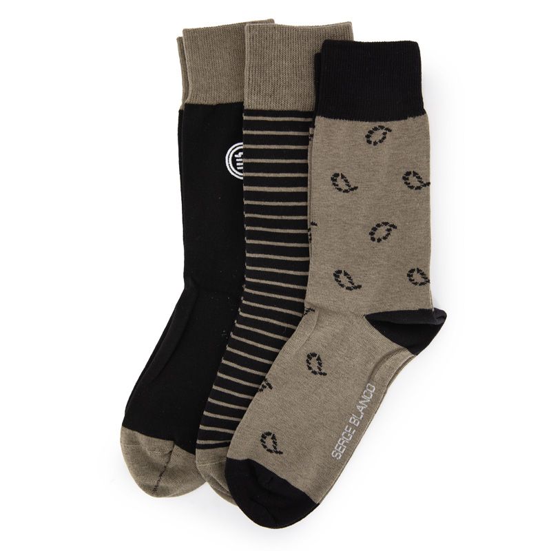 Pack of 3 Pairs of Men's Socks SERGE BLANCO