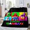 Garten of Banban Theme Printed Blanket - Perfect for Couch, Bed, Travel & Outdoor Use | Machine Washable, Cozy & Durable.