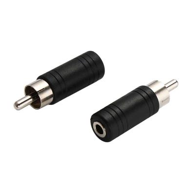 RCA Адаптер Конвертер Разъем RCA на 3,5 мм Адаптер Аудио Адаптер RCA Штекер 3,5 мм Гнездо
