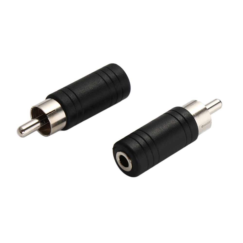 Plug 3.5 mm to RCA Adapter 3.5mm Female Jack Audio Adapter RCA to 3.5mm Adapter RCA Male Plug