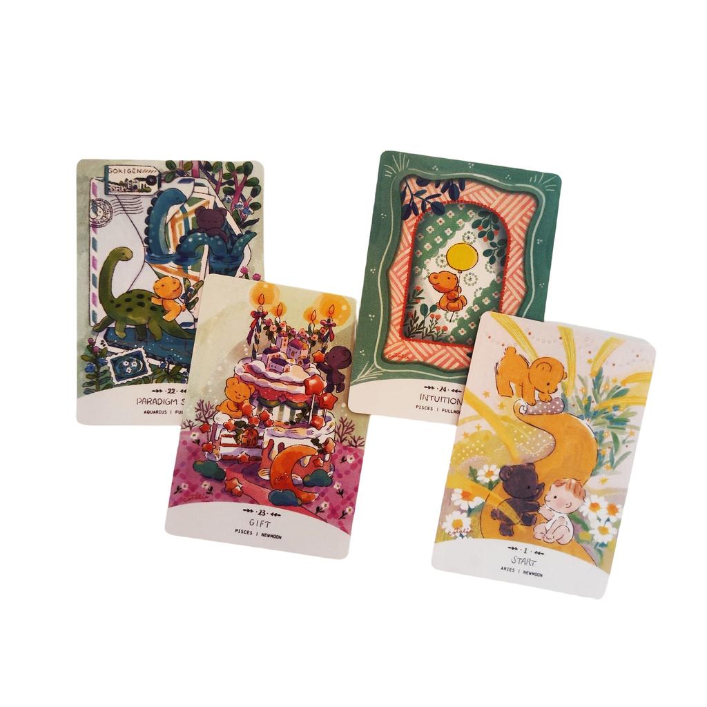 Английская версия Kumachan Moon Cards Популярная трансграничная настольная игра