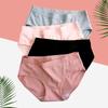 Japanese Style Summer Cotton Women's Mid-Rise Hip-Lifting Triangle Panties for Students
