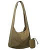 TAVARAT Nomad Sling To a Small Eco Foldable Shoulder Bag for Men [Shrinks Size] Sub-Bag, Bag, Crossbody, Lightweight, (Khaki)