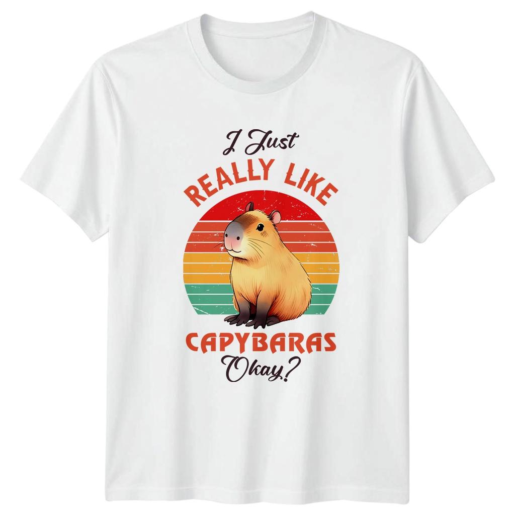 I Just Really Like Capybaras TShirt Capybara Birthday Gift For Him