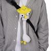 Funny Design Long Neck Animal Plush Pendant White Color Cartoon Plush Pendant  Bag Charm Decor